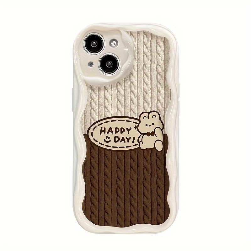 Silicone Cream Pattern inclusive Phone Case Iphone 15 15pro Temu