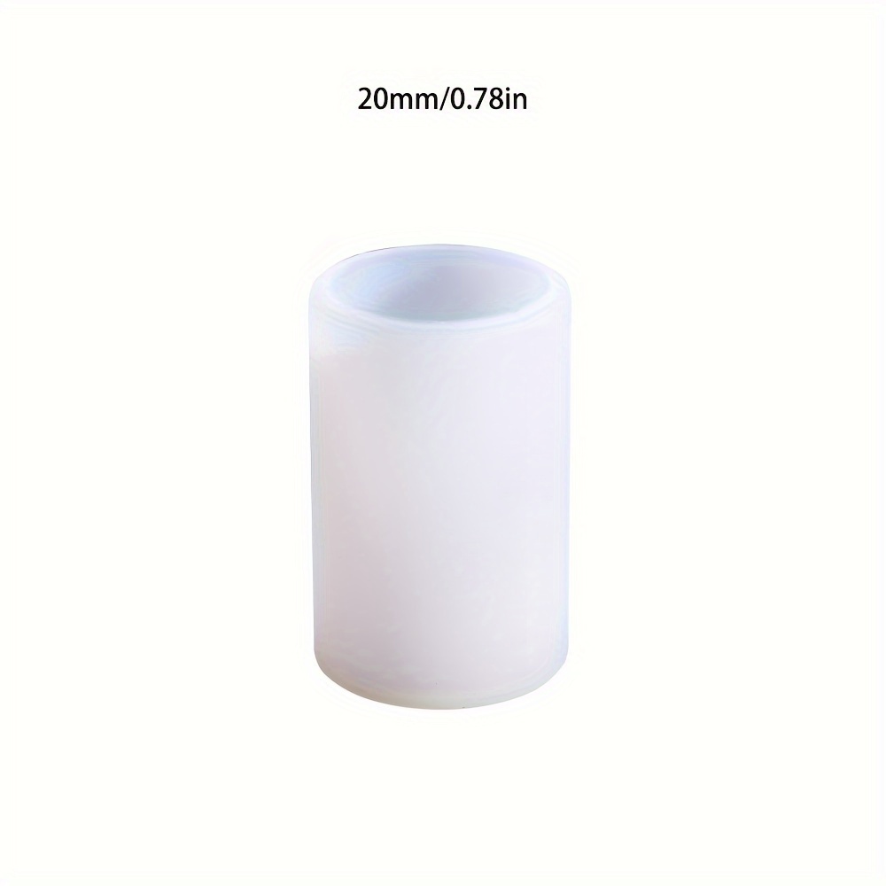 TEMU Stampo in Silicone Cilindrico per Candele in Resina Epossidica, Stampi di Cera per Candele fai-da-te e Decorazioni Domestiche
