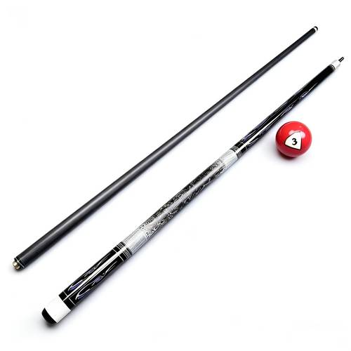 queue de billard 1/2 fibre de , 147 cm/57 pouces avec une pointe de 13 mm, légère à 19 onces pour un transport facile
