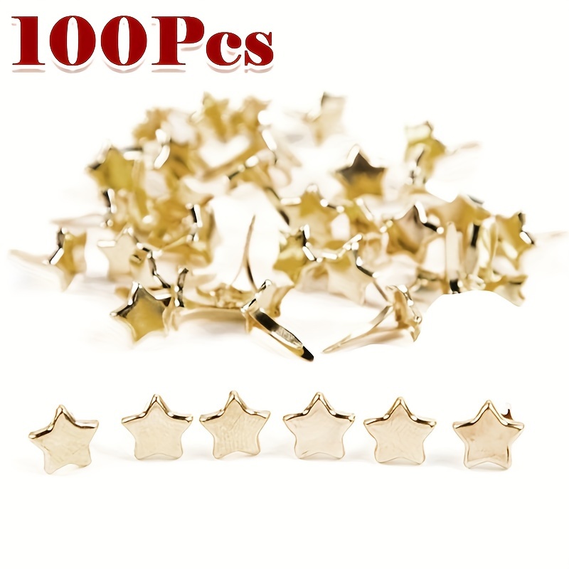 

100-piece Classic Color Metal Pushpins - Rust-resistant Thumb Tacks For Diy Crafts, Photo Walls, And Announcement Boards