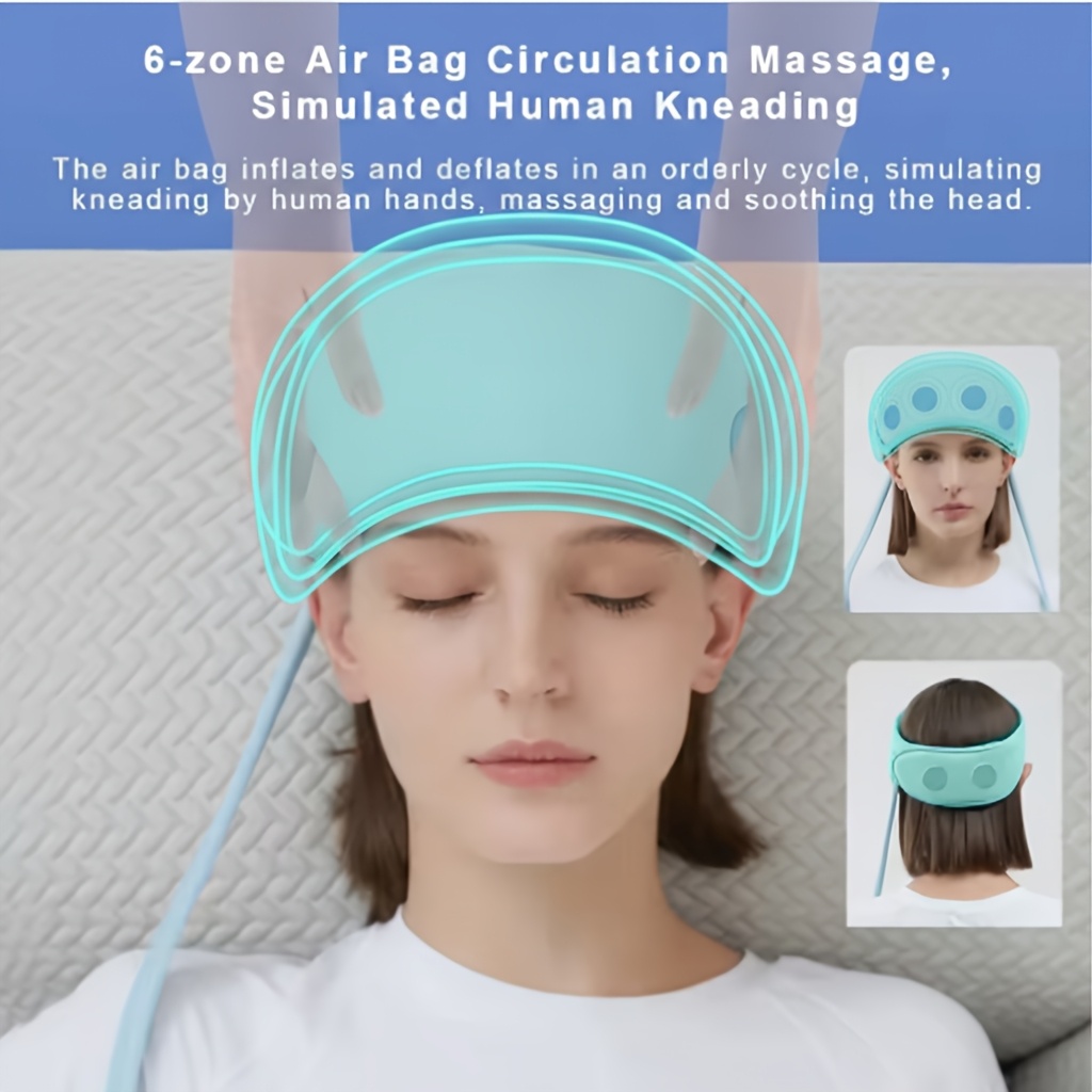 fully automatic electric head massager with   and compression for acupressure a portable rechargeable usb powered scalp massager suitable for   men and women ergonomically designed for   and eyes Product details 3