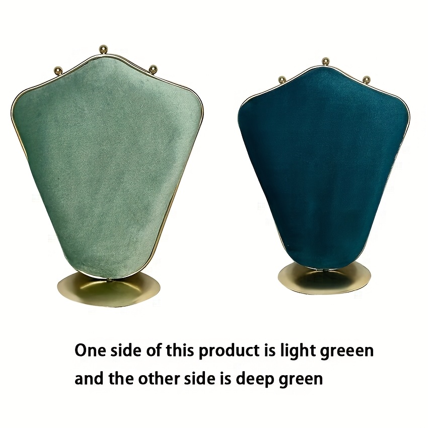 E-shop Schmuck Halsketten Display Ständer, doppelseitiger zweifarbiger Samt Schmuckhalter, eine Display-Requisite für Halsketten und Schmuck, als