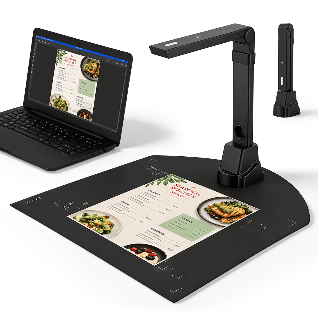 Portable Handheld Document Scanner Compact Wand For Paper, Photos And Receipts, Plug-and-play For Home And Office