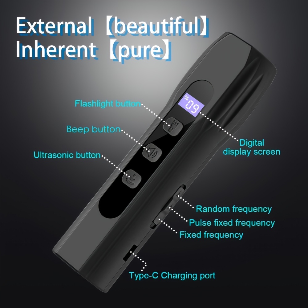   pro smart   dog repellent usb rechargeable 3 channel switching effective in keeping dogs away suitable mothers day gift