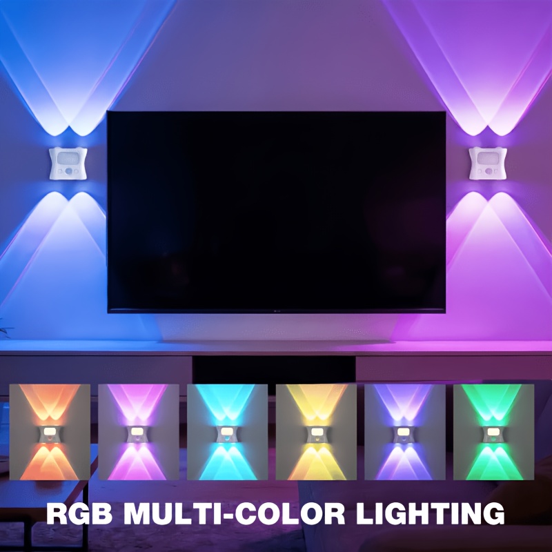 LED Double-Headed Cat Eye Wall Lamp with Remote Control