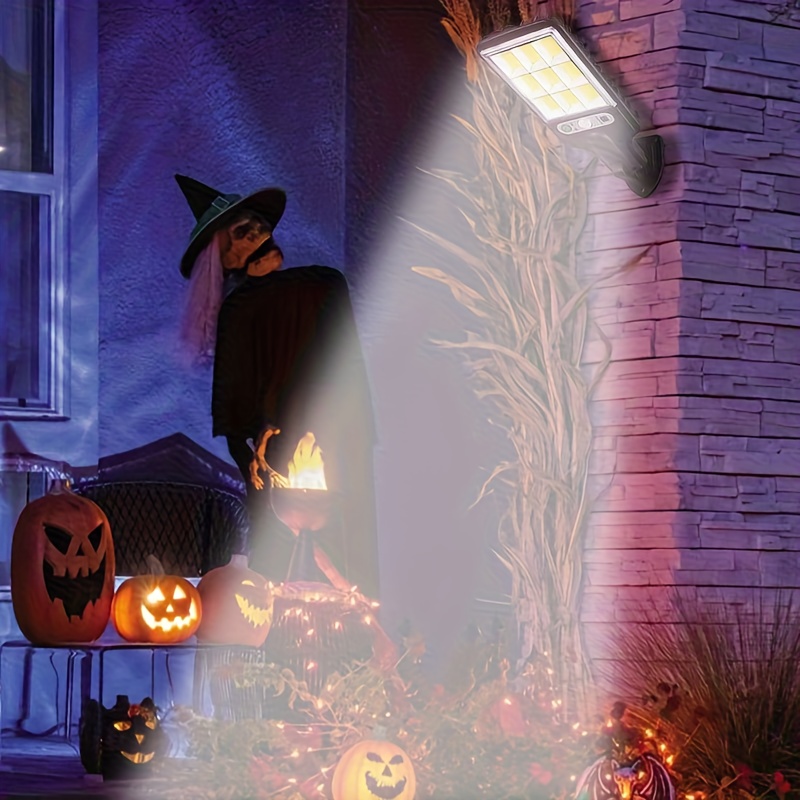 TEMU Outdoor Solar Lights, 1/2/4/6 Pack Multicolor Led Spotlights, Halloween Decorations, Ip65 Solar Color Changing Outdoor Lights For Garden, Yard,