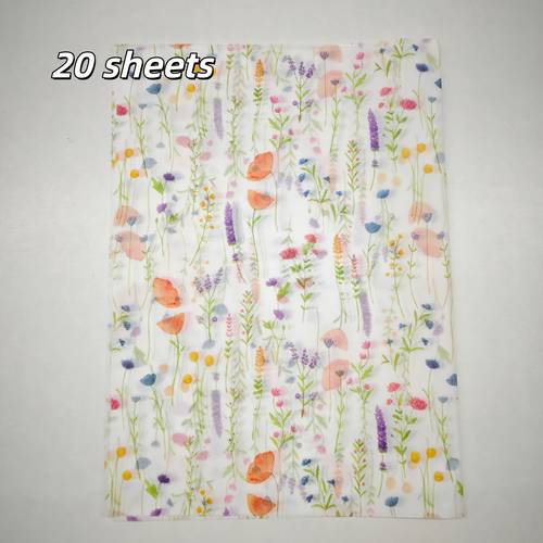 20/60 blätter qoqi seidenpapier - lavendel & pastell botanisches design, hochwertig leichtes & stabiles geschenkverpackungspapier, feuchtigkeitsschutz für kleidung, schutz von brüchigen gegenständen, geburtstag, valentinstag, weihnachtsdekorative verpackung, feuchtigkeitsdichte, dekorative bandetikette, sichere einwicklung, festtagsdekoration, schutzhülle, diy-dekoratoren