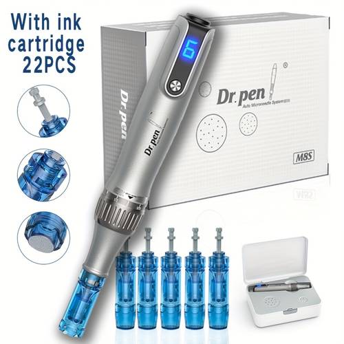 m8s high end wireless electric pen m8s with 22pcs needle length less than 0 25mm