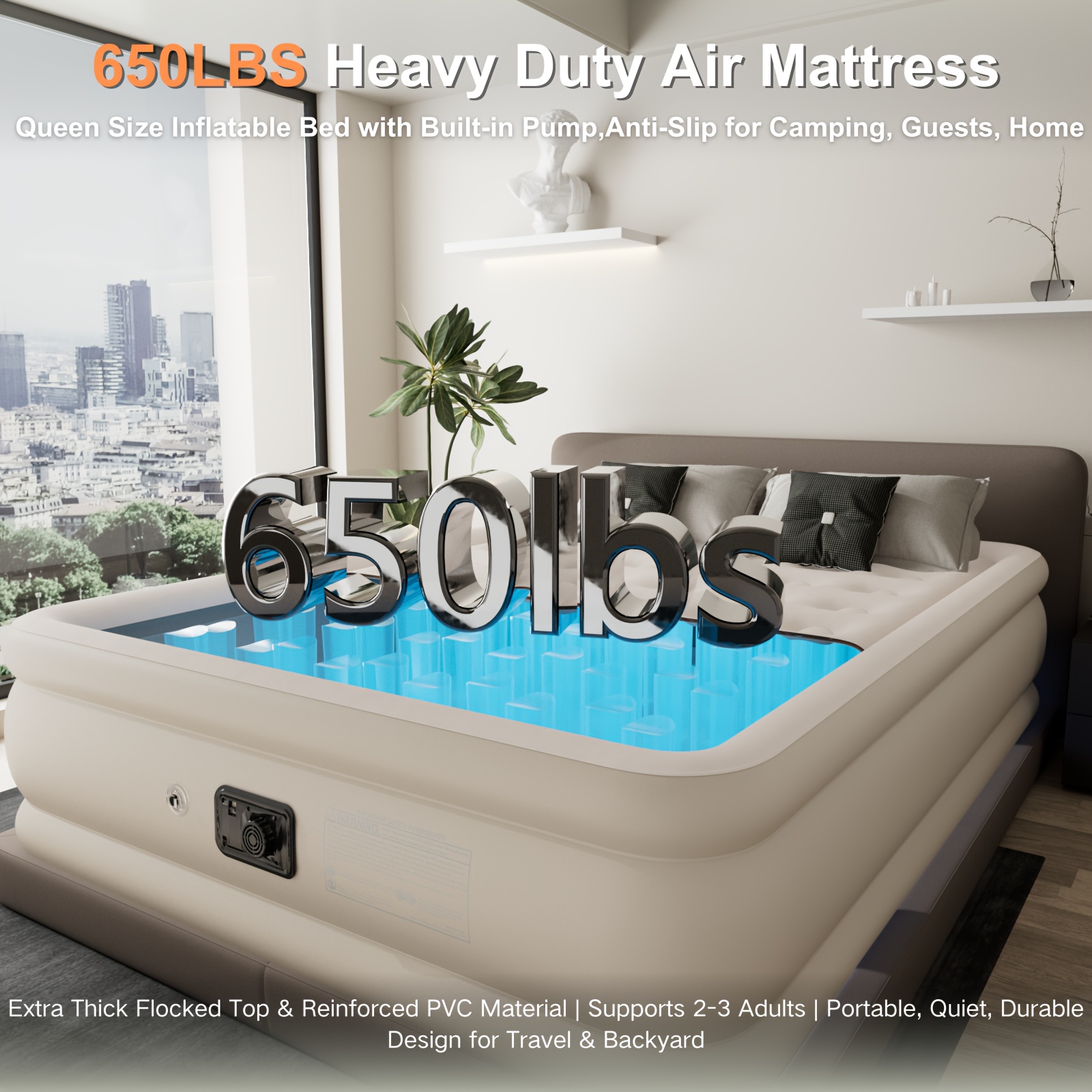 heavy duty queen size air mattress