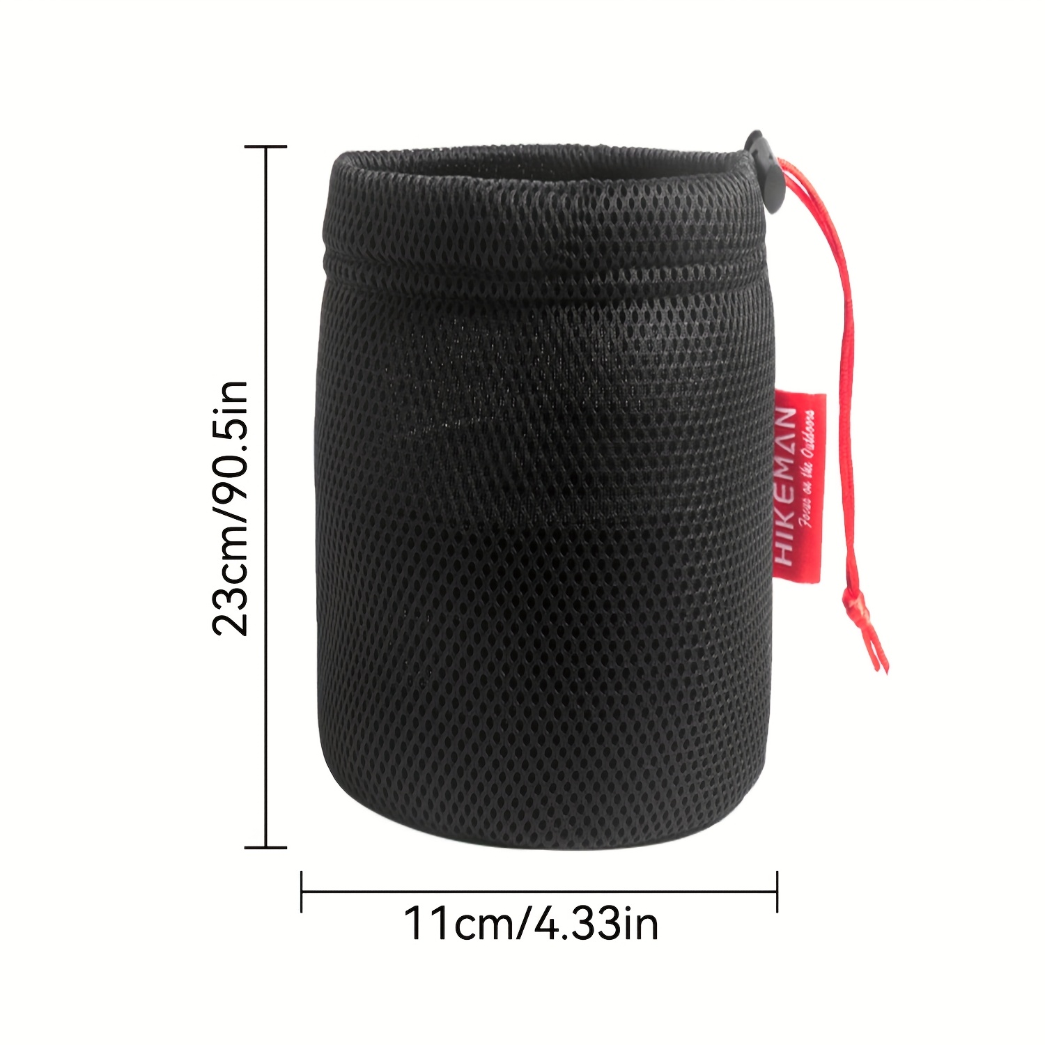 TEMU Camping Cookware Storage Bag, Cookware And Kitchen Utensil Set Storage Pouch, Durable Mesh Drawstring Storage Bag For Outdoor Cookware, Portable