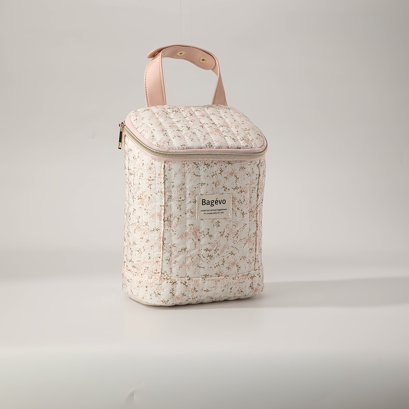 TEMU Floral Diaper Bag Mini Bag For Mom And Dad, Insulated Changing Bag Cooler Bag With Strap, Can Hang On Stroller, Thermal Nappy Bag Travel Bag For