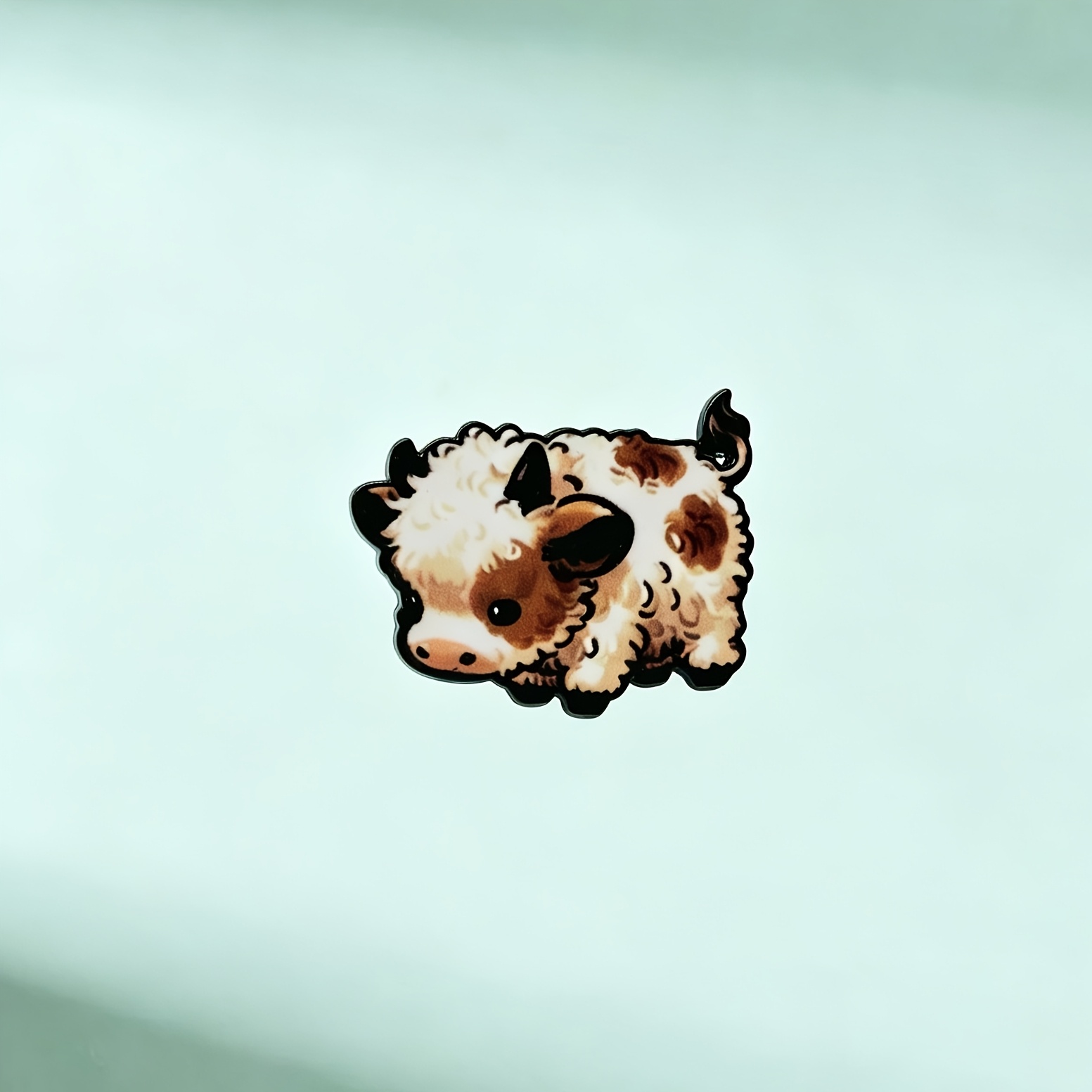 TEMU Cute Calf Enamel Brooch Pin Fashion Decorative Brooches Ornaments Lapel Bag Badges Jewelry Gifts