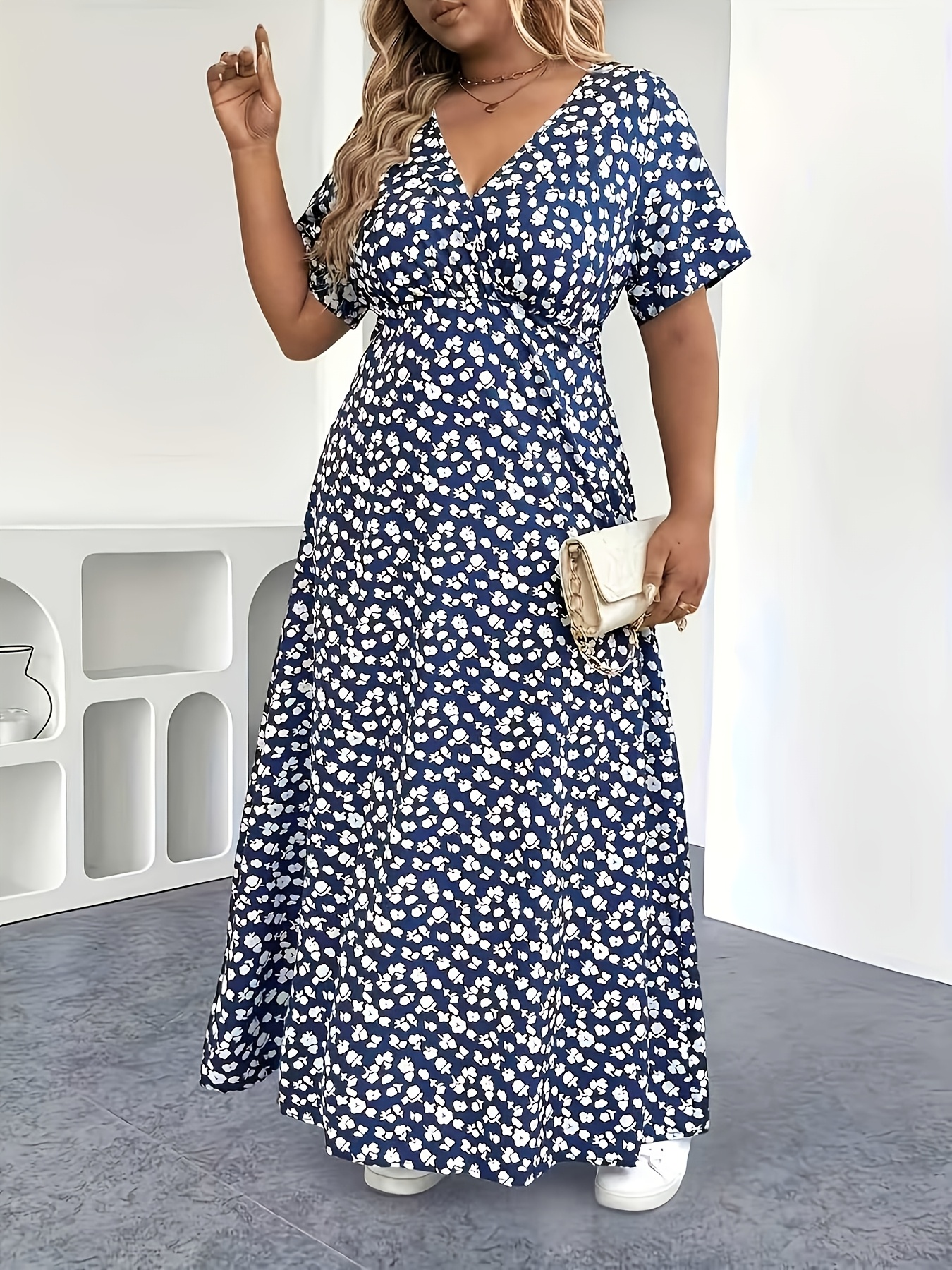 pretty ladies dresses Floral Dress Next With Sleeves Ever-Pretty Floral Print Flutter Sleeve Side Split Maxi Felicity modest midi dress-final sale