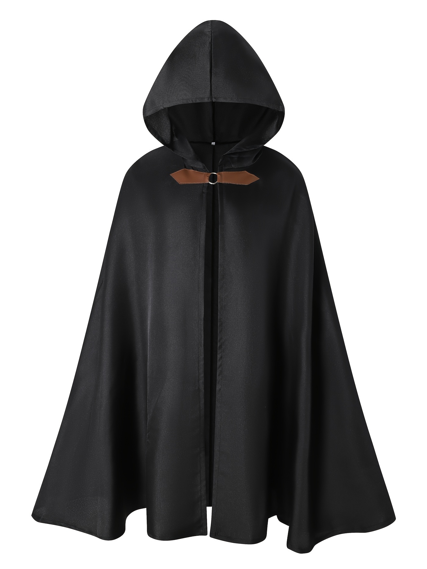 Black Color Adult Hooded Cloak 5 Colors Cloak from The Middle Ages Renaissance Halloween Cosplay Performance Costume Film And Television Cos Same Costume Cloak Cloak Robe Women And Men'S Dressing Costume, Cloak, Robe