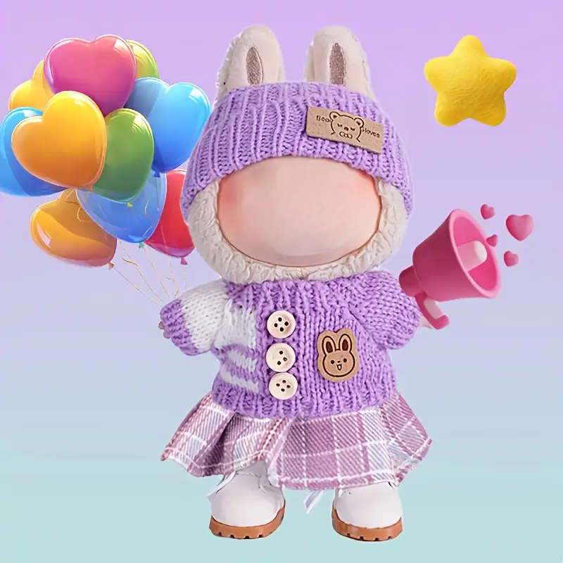 1pc clothes labubu cute outfit accessories suitable 6 69 - Temu Mexico 1pc clothes labubu cute outfit accessories suitable 6 69 - Temu Mexico
