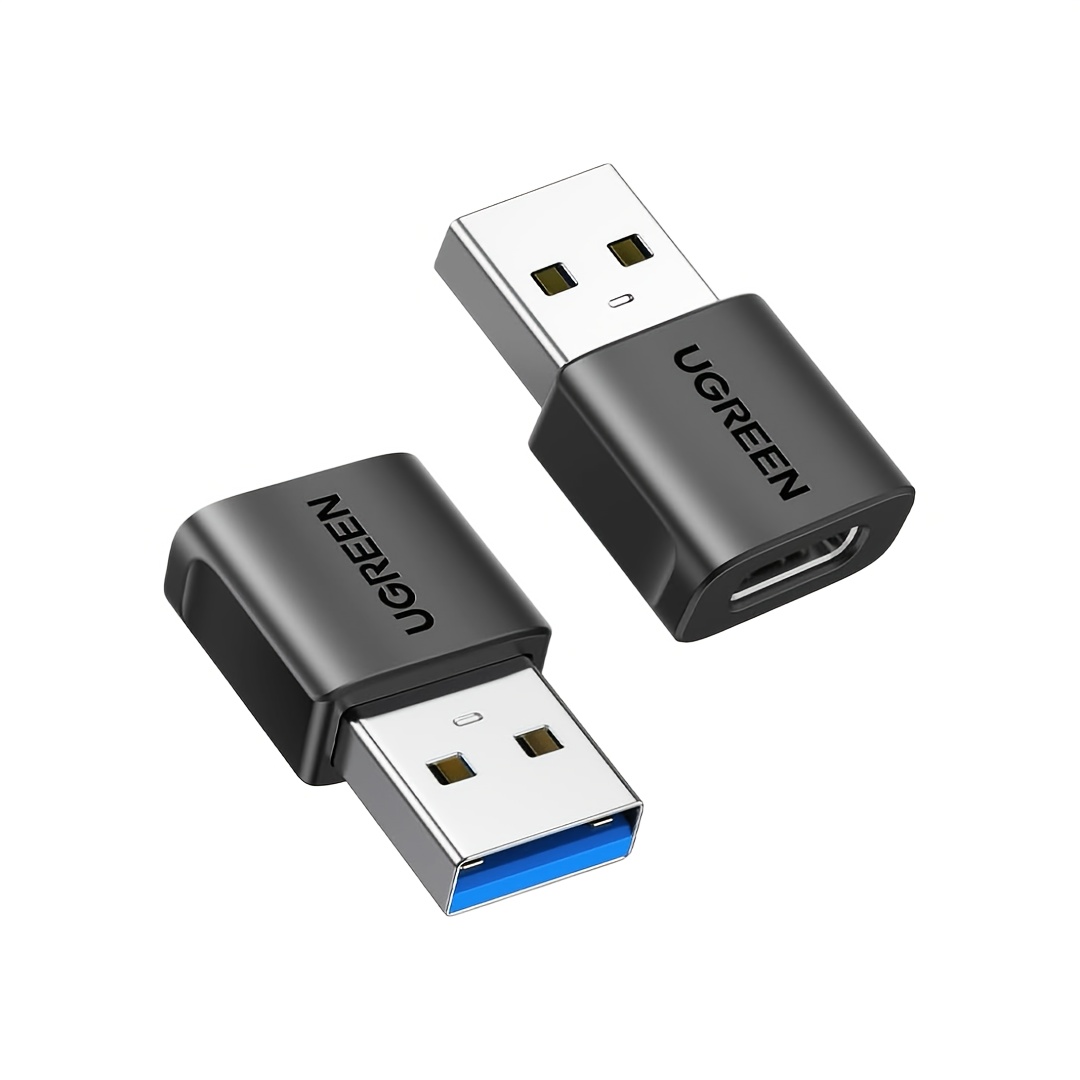 TEMU Ugreen Usb-a To Usb-c Phone Otg Adapter 2pcs, 2pcs, Female To Male Adapter, Faster, Easy To Carry, Strong , Portable, Enbale To Connect