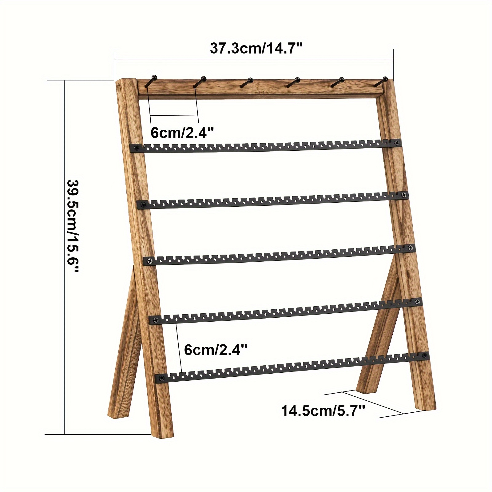 1pc Torre Organizadora Joyas Metal Soporte Joyería Ojo - Temu