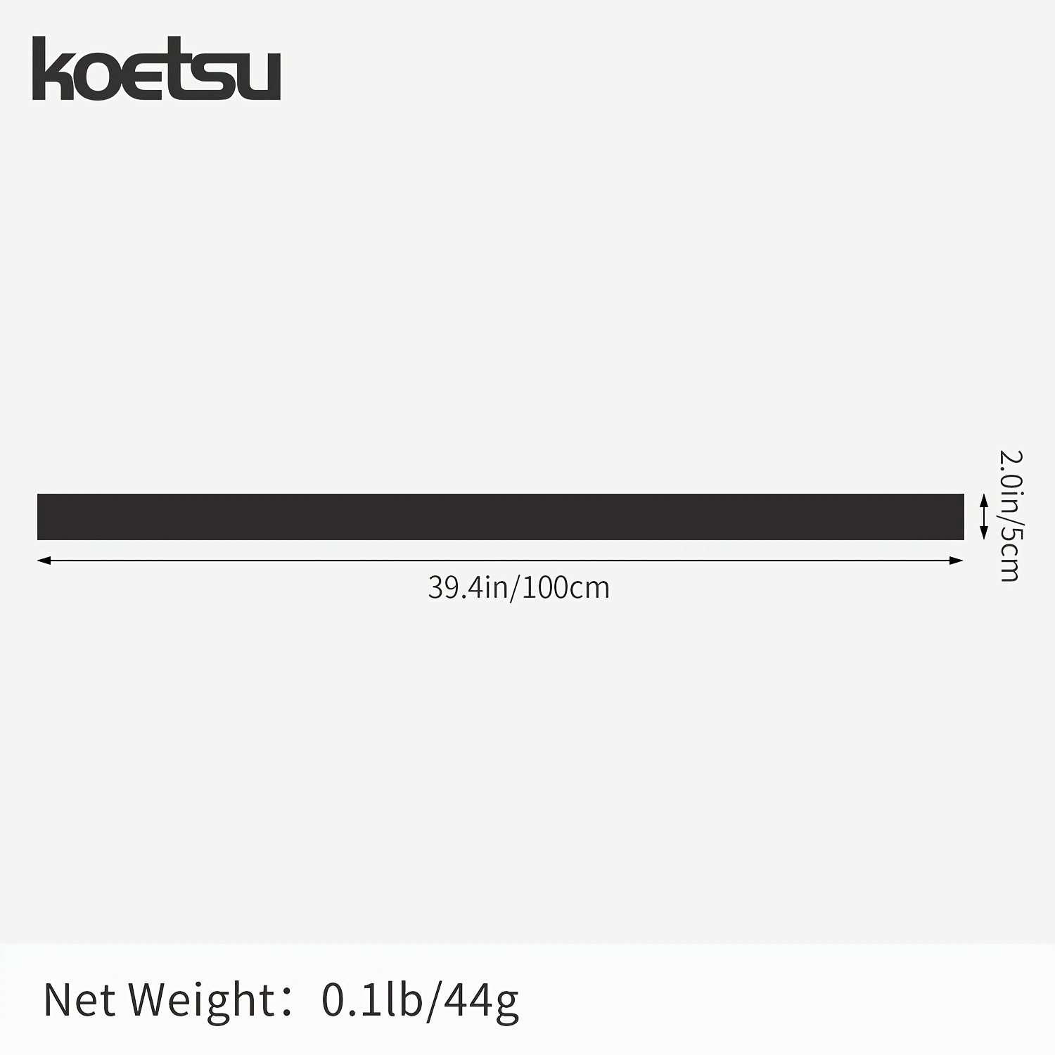 Image of Koetsu Double-sided Pvc Middle Net 0.7mm 2 X 3.94 Inches Kayak Repair Patch, Paddle Board And Inflatable Boat Repair Patch, Rapids Boat