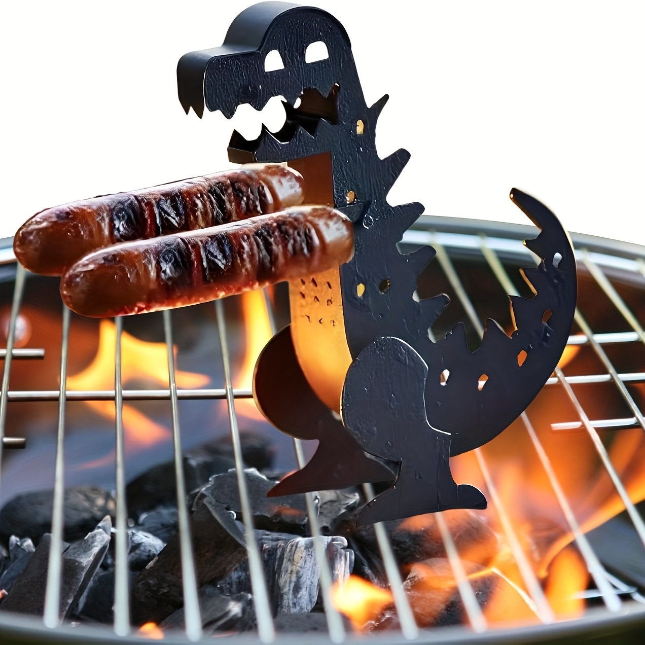 Lustige Hot Dog-Halter Für Grill, Dinosaurier-Wurstgestell