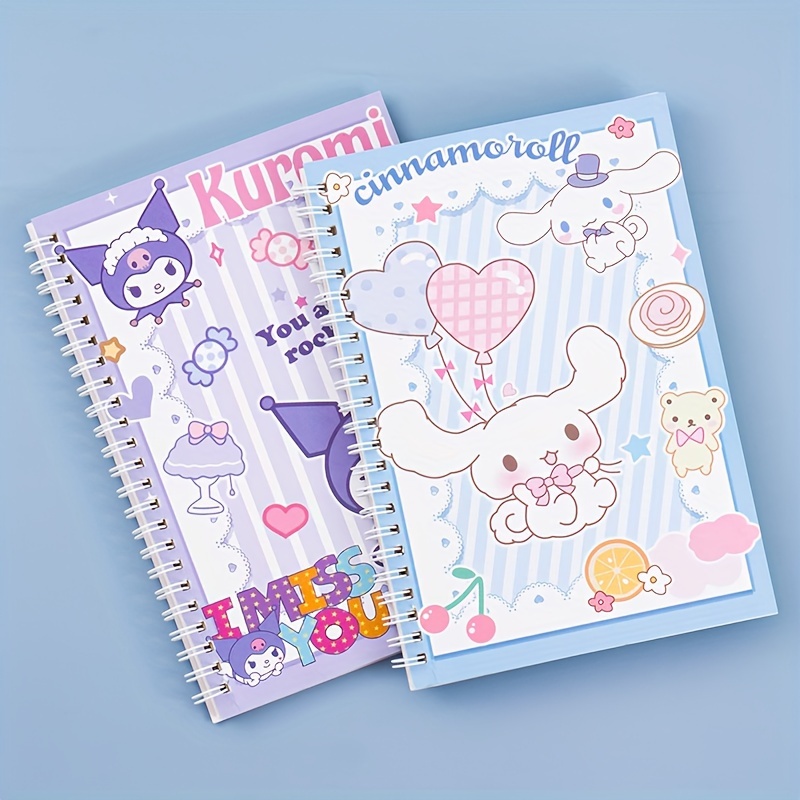 

Sanrio Cinnamoroll & My Melody Kuromi Spiral Notebook - Authentic Licensed Journal And Planner For Students