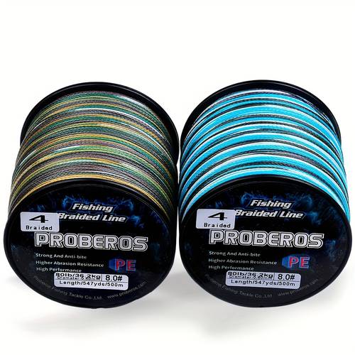500m 547yds braided fishing line abrasion resistant zero stretch braided lines 4 strands super strong 6lb 80lb test multi colored durable high quality fishing line
