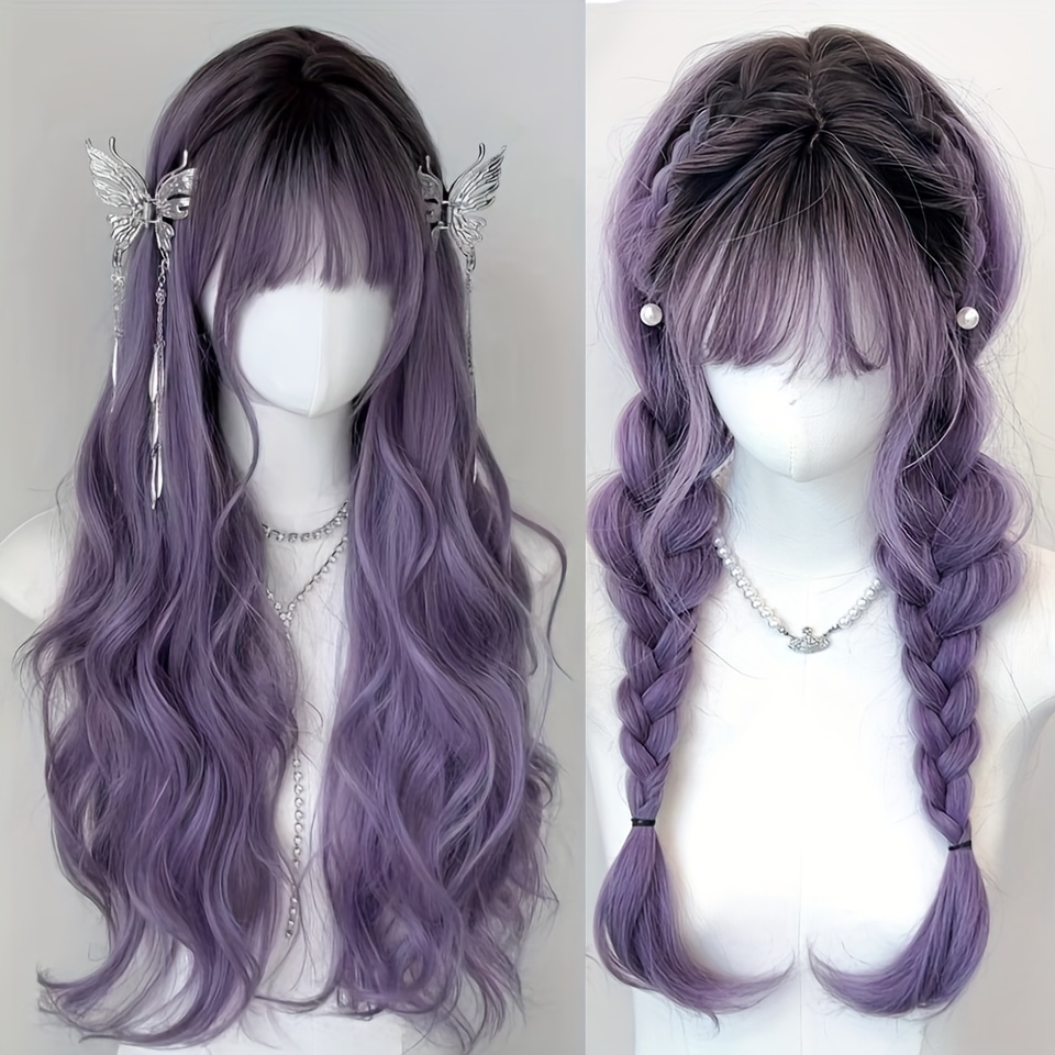 

Halloween Wig Long Curly Hair For Women Cosplay Party Use Wig