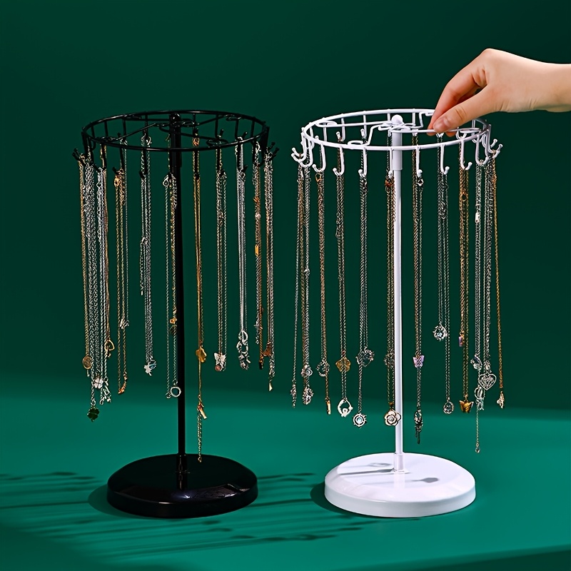 Decorative Iron Rack with Hooks for Jewelry Display, Gift for Her