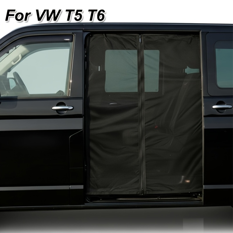 Image of Net For Vw T5 Sliding Door, Magnetic Fly Screen Camping