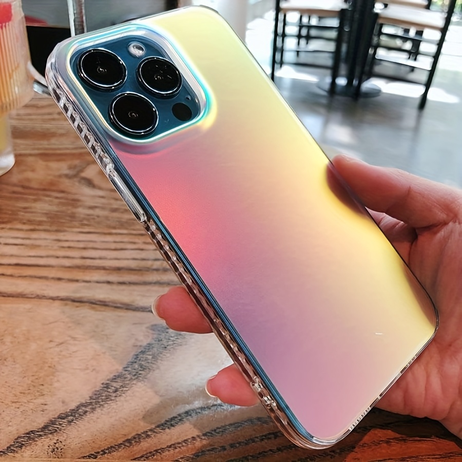 Image of Phone Case - Stylish And Vibrant Laser Matte Clear Case For Iphone 16, 15, 14 Pro Max, 16, 14 Plus, 13, 12, And 11, Transparent Shockproof Protection