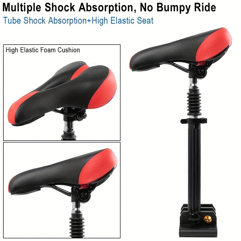 Scooter Seat Foldable Aluminum Alloy Shock Absorbing - Temu 