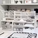 LocalDesk Shelf for Top of Desk, Multi Functional Learning Rack, Table Top Organizer with Drawer Storage Shelf for Office, Makeup, School Easy Foldable, Sturdy, WhiteOpen in new tab.