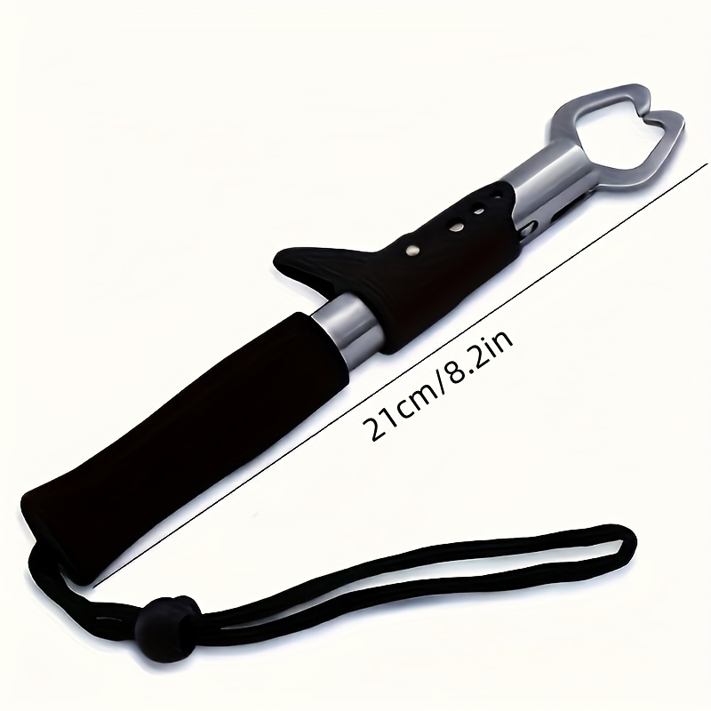 Image of Fish Lip Clamp, Portable Fishing Tongs, Outdoor Fishing Tool Foldable Fish Clamp, Ergonomically Designed, Perfect Gift For Fisherman