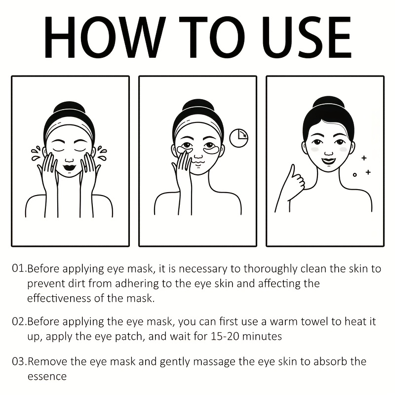   firm seaweed collagen eye mask   out puffy eye signs under eye patches moisturiz reduced dark circles eye bags wrinkles   suitable for swollen eye dark circles   fatigue eyes   loose swollen of signs Product details 4