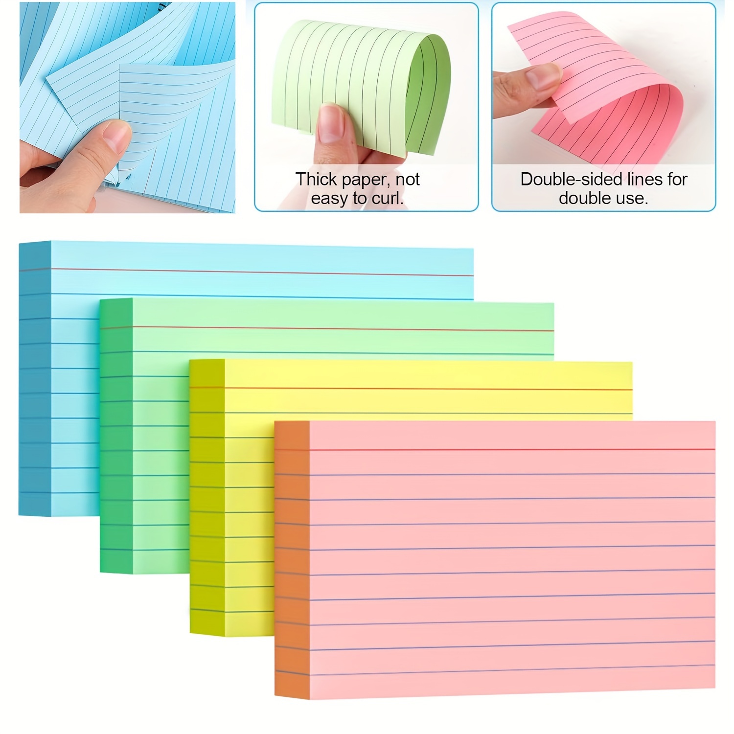 

Colored 3x5, 200 , Ruled , For Studying, For , And , , 50pcs Per Package