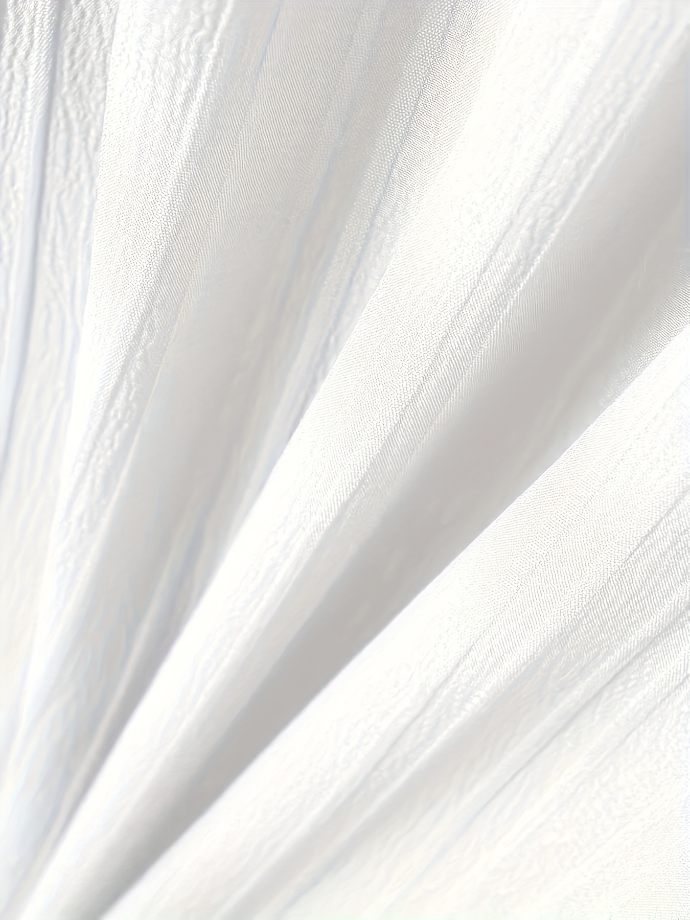 [Resort Casual] Men's Plus Size Casual Solid Blue Button-Up Short Sleeve Shirt - Lightweight Polyester, Ribbed Texture, Machine Washable for Summer Comfort, PLUS SIZE