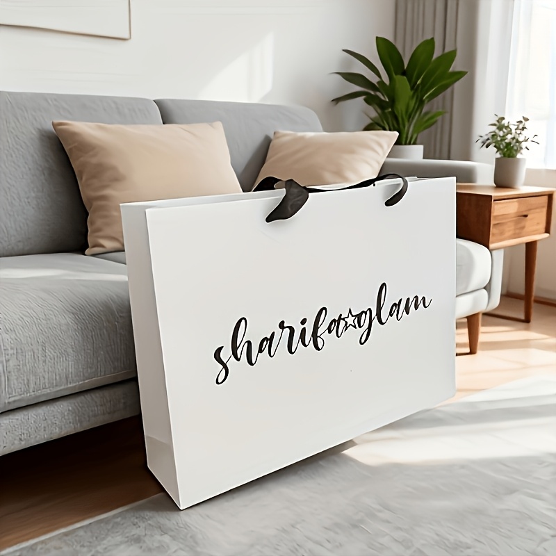Custom High-Quality Paper Tote Bag for Store Shopping