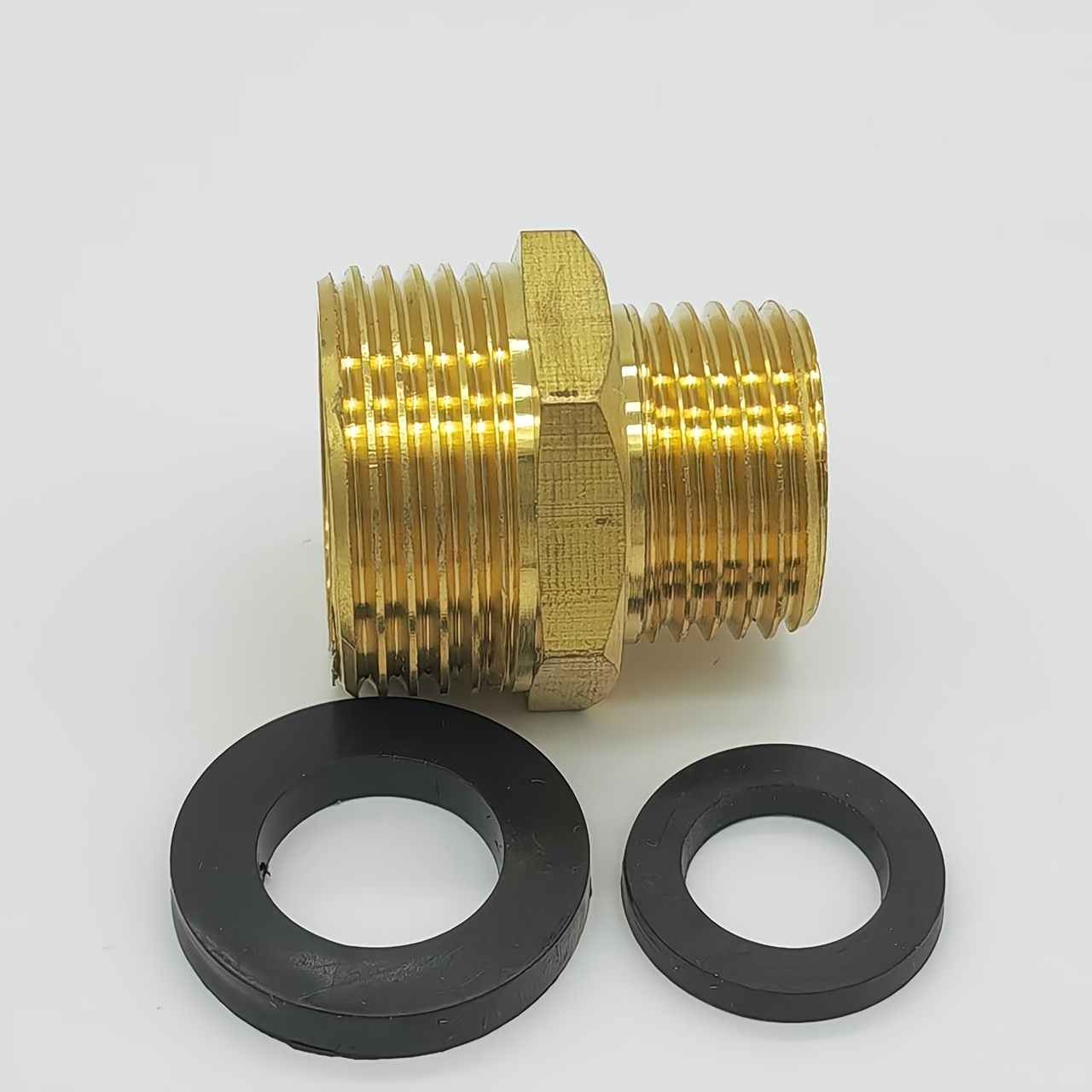 Image of Garden Water Pipe Connector G1/2" Male Thread To G3/4" Male Thread Garden Water Pipe To Pipe Adapter Is Used To Connect Garden Water Pipes, Water Filters And Standard Hose Water Distributors