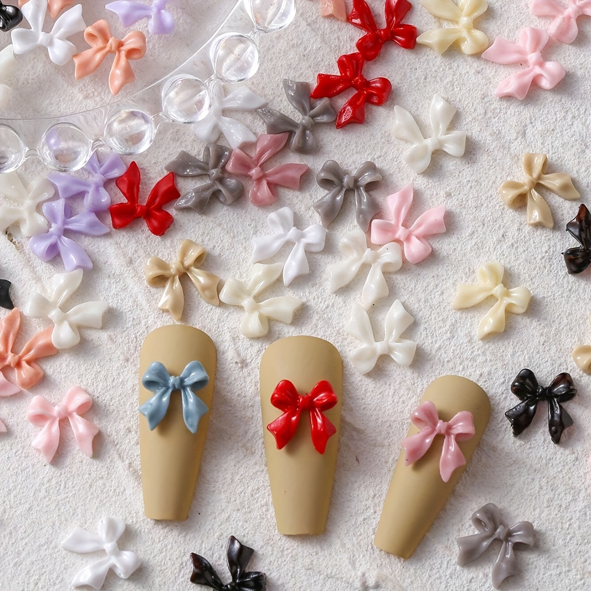 

50pcs 3d Art , Mixed, , , Women's Diy And Accessories, Unscented
