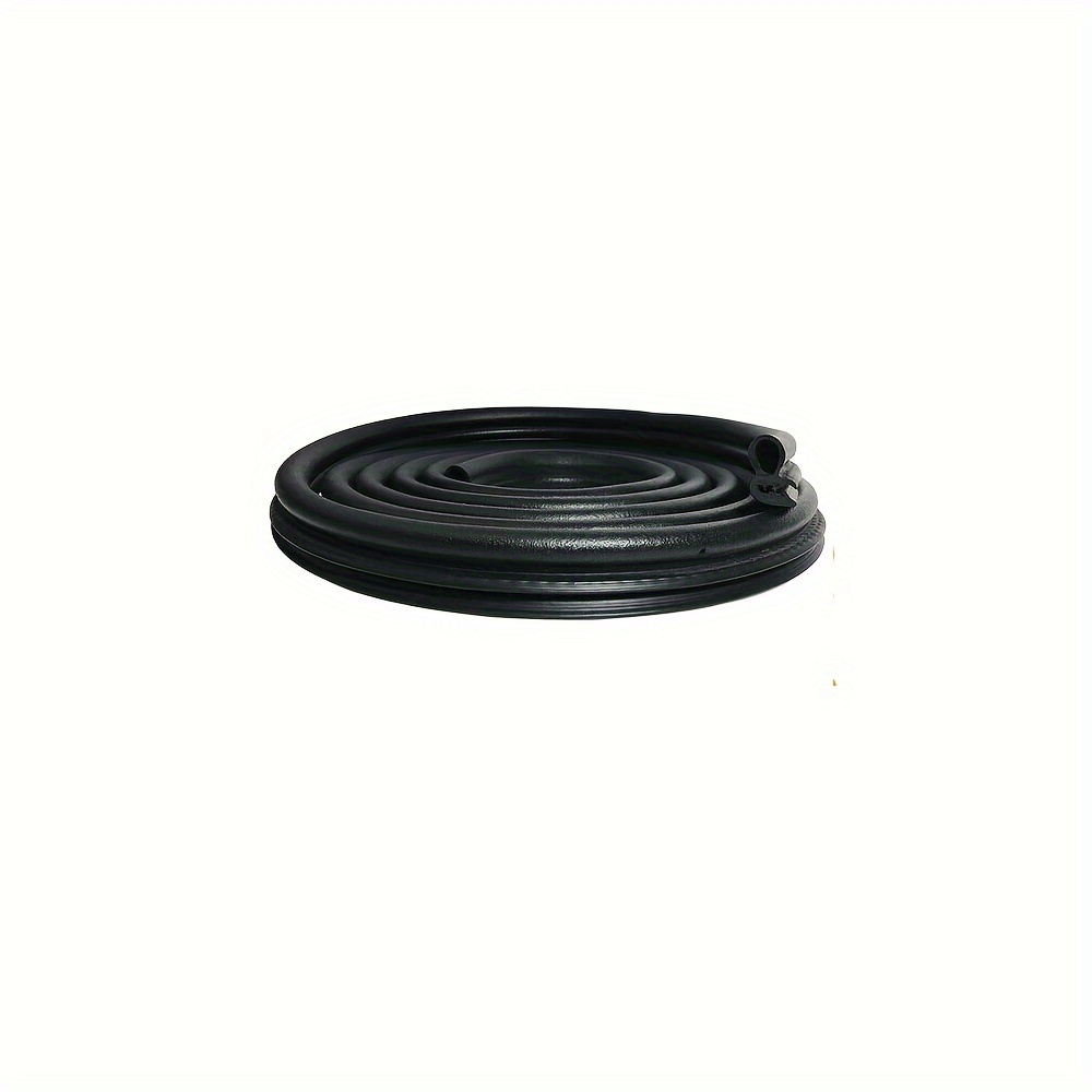 Image of Car Door Seal Strips Rubber Sealing Trim Weatherstrip Soundproof U Shape
