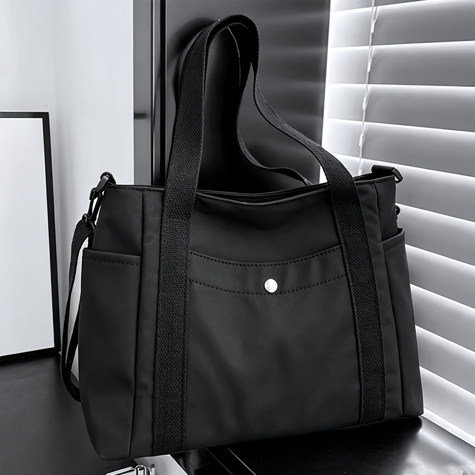 TEMU Bolso Tote Multifuncional para Mujer, Bolso Cruzado con Correa de Ajustable y Desmontable, Bolso de Casual para Uso Diario, Bolso de Viajero