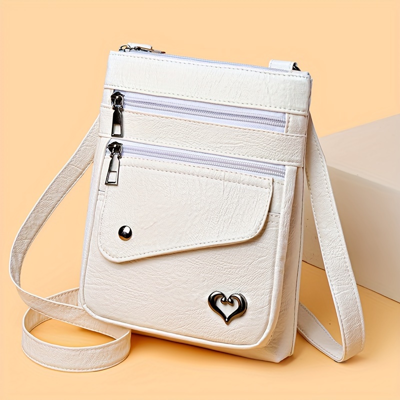 TEMU Mini Retro Crossbody Bag, Vintage Multi-pocket Shoulder Bag, Casual Handbag For Women, And Phone Pouch.