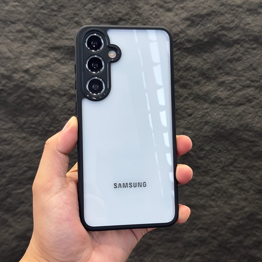 TEMU Telefoonhoesje - Acryl Hard Telefoonhoesje Compatibel met A16, A14, A15, A24, A25, A34, A35, A54, A55, S23 FE, S25, S24 , S22, A56, A36, A26 in