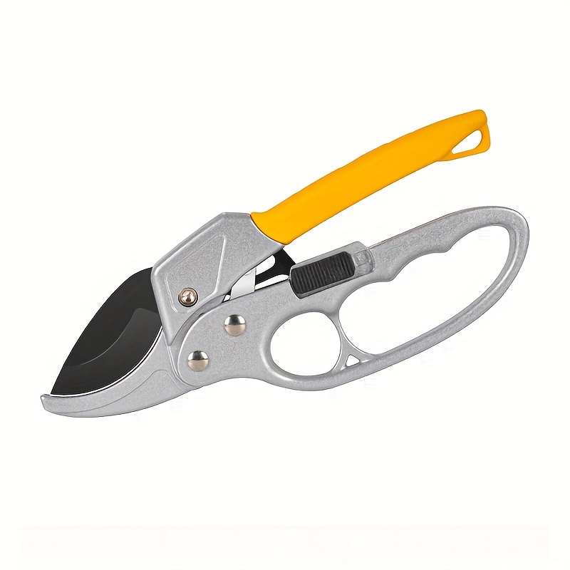 E-shop ., Gelbe Hand-Gartenschere, Manuelles Gartenwerkzeug, Manuelle Beschneidungsschere, Arbeitsersparende -Beschneidungsschere, Segmentierte