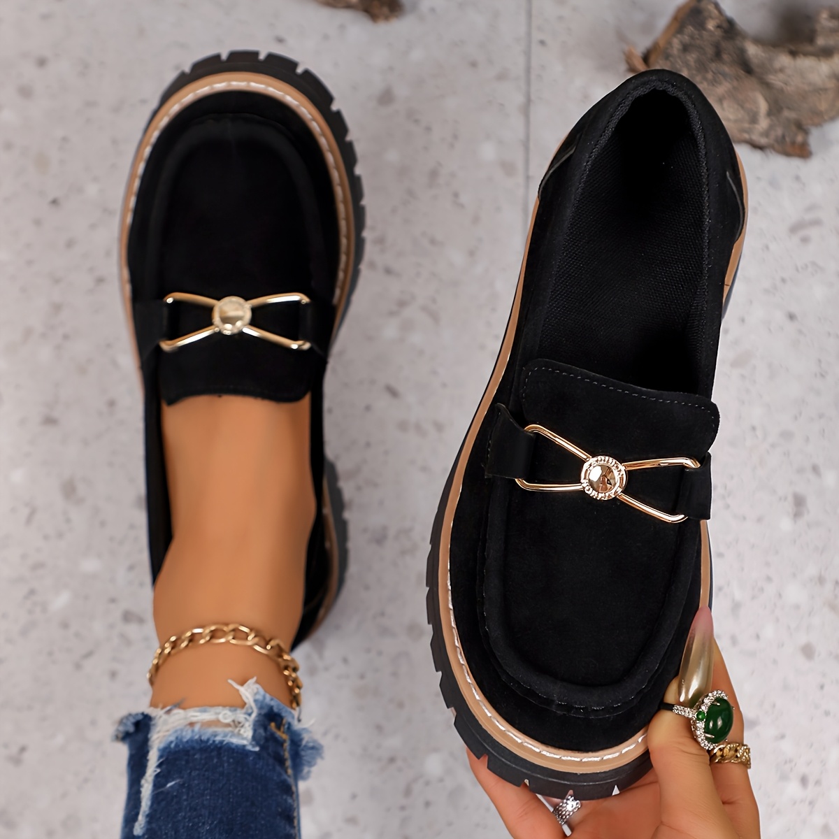 TEMU Women's Loafers Flat Shoes, Women Shoes
