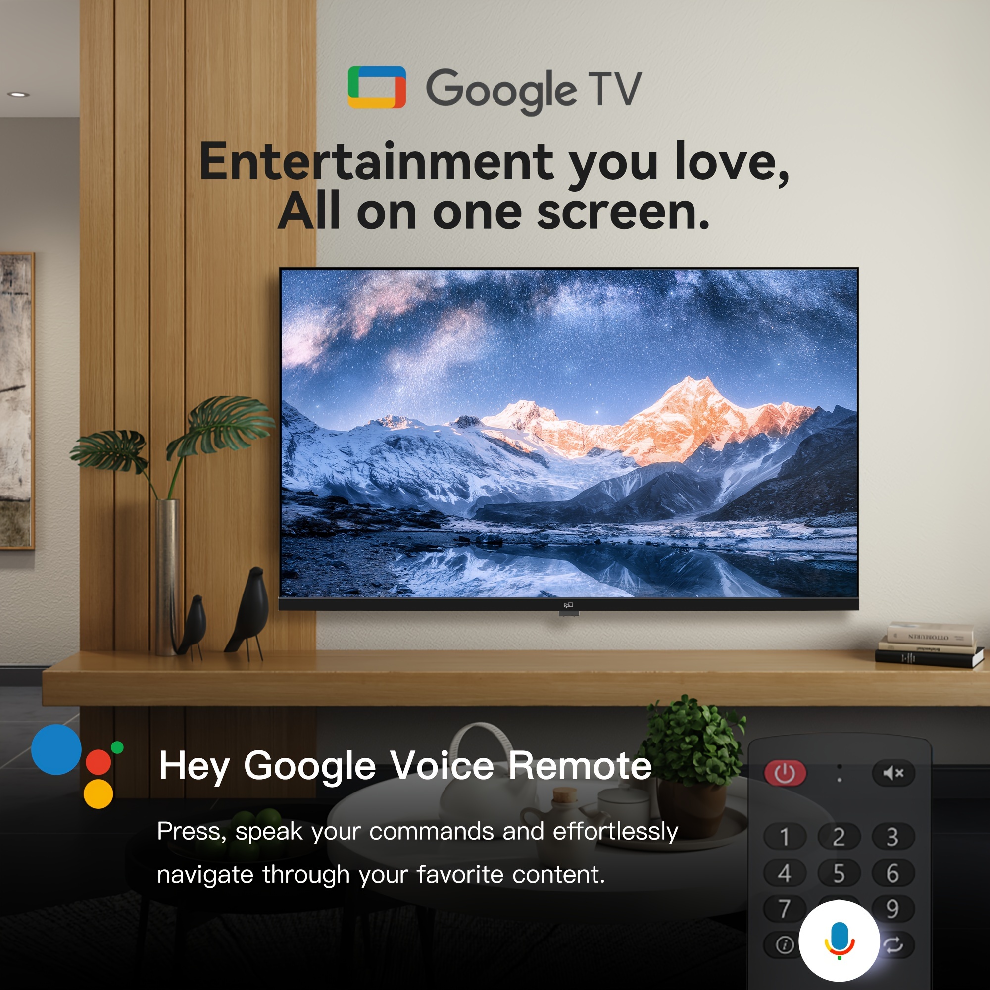 43 inch smart google tv hdr 10 audio built in Temu
