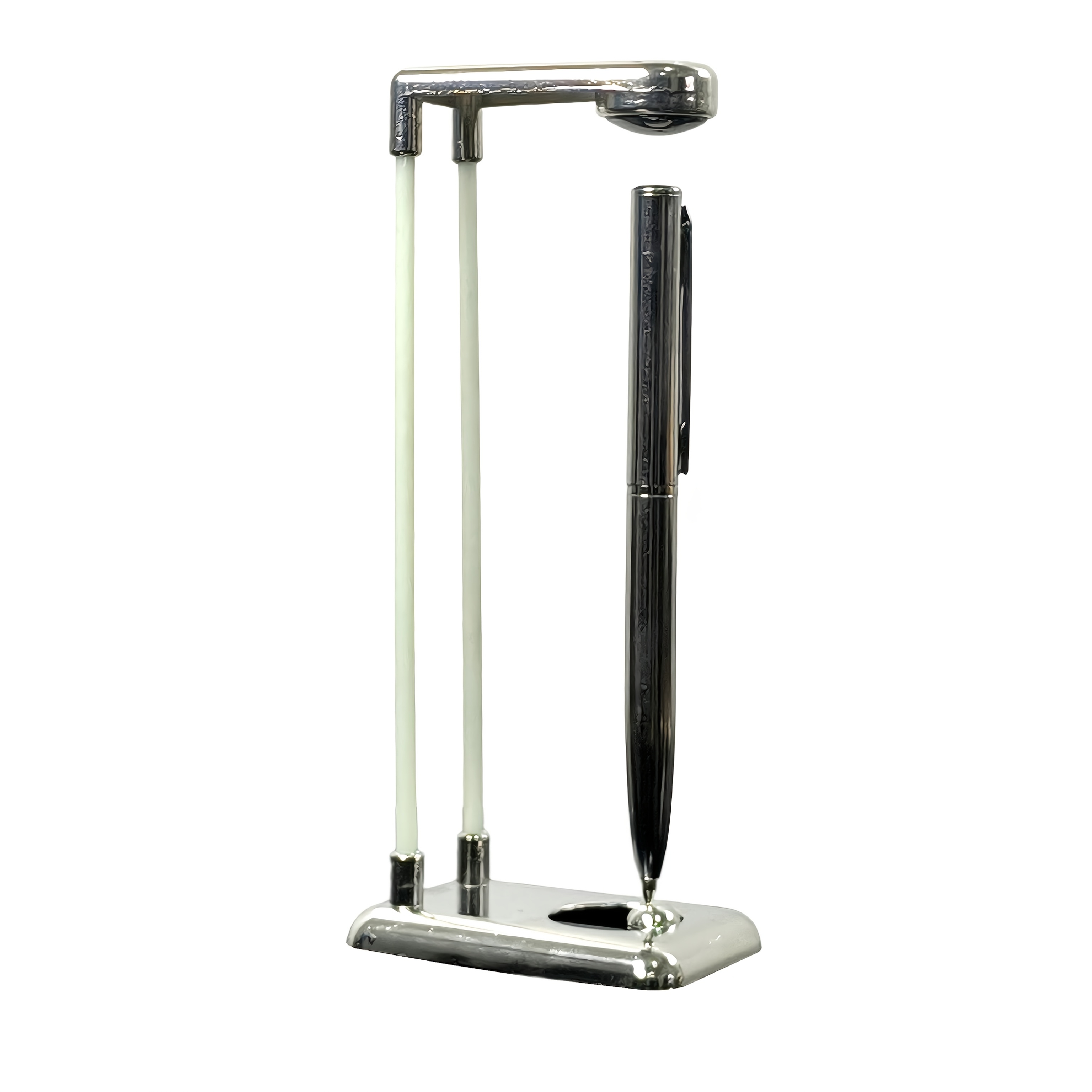 TEMU Penna Galleggiante in Metallo, Supporto in Metallo, Lunghezza Penna 100 mm, Ornamento Regalo per Studenti Prodotto Cool e Materiale Scolastico a