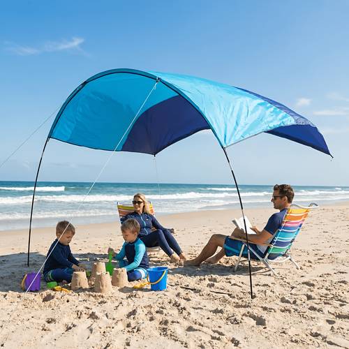 seaside beach camping tent 3 and rain protection family picnic sunshade outdoor portable courtyard tent essential for parent child vacations
