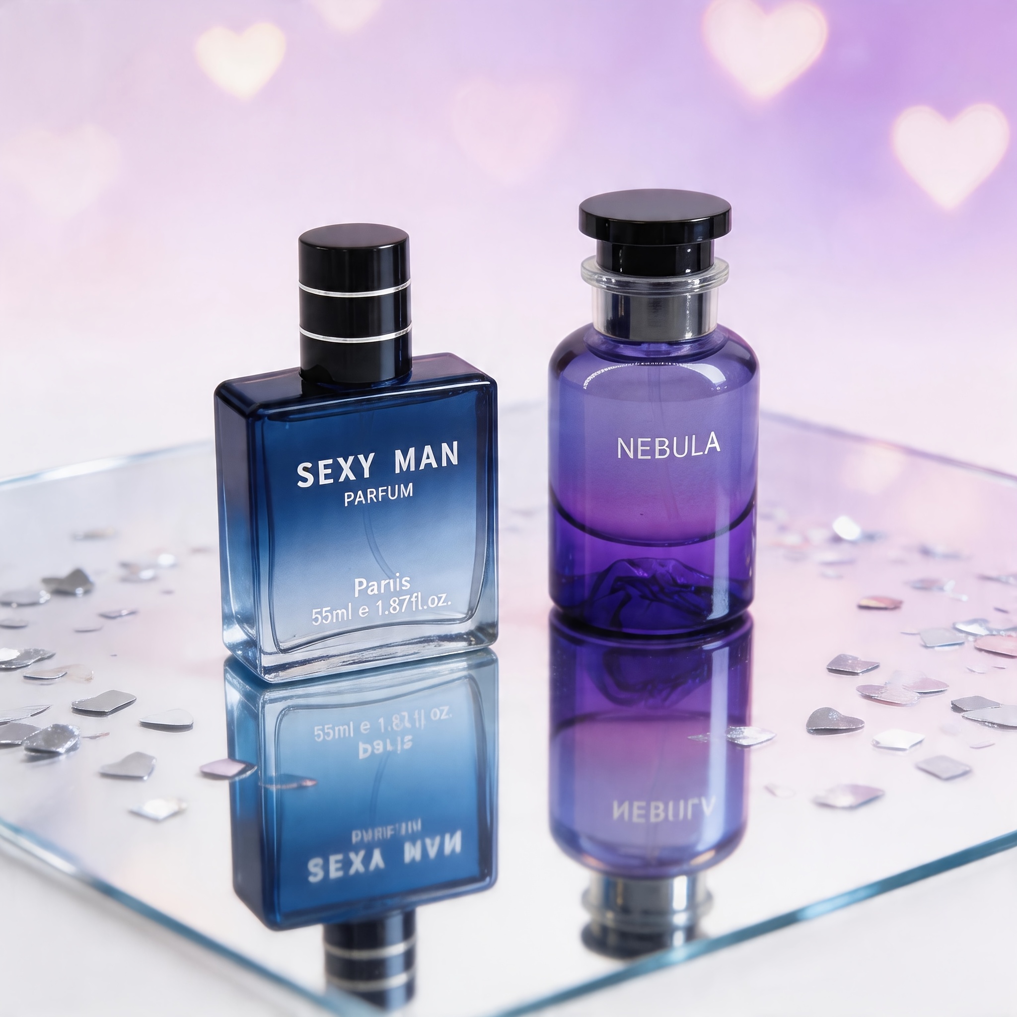 Image of 3/2-pcs Men's/unisex Perfume Combo | & Citrus Scent (50-55ml Each) | Long Lasting, Valentine's Gift