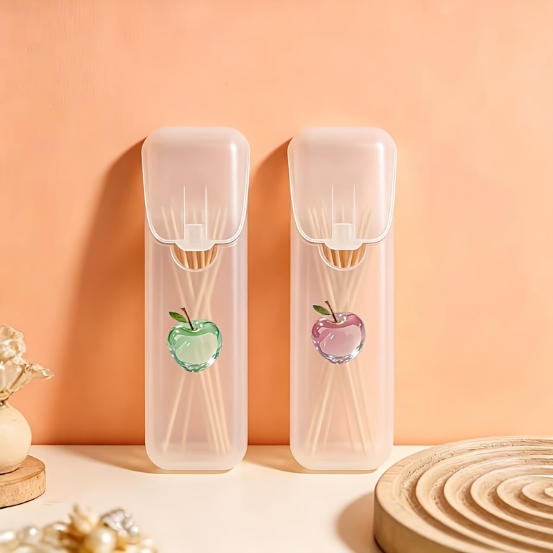 2pcs Beautiful Apple-Patterned Portable Travel Organizers