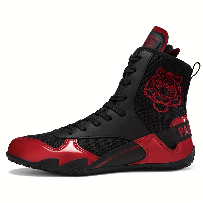 TEMU Professional Boxing Shoes And Training, Fitness Wrestling Shoes, Sparring Footwear